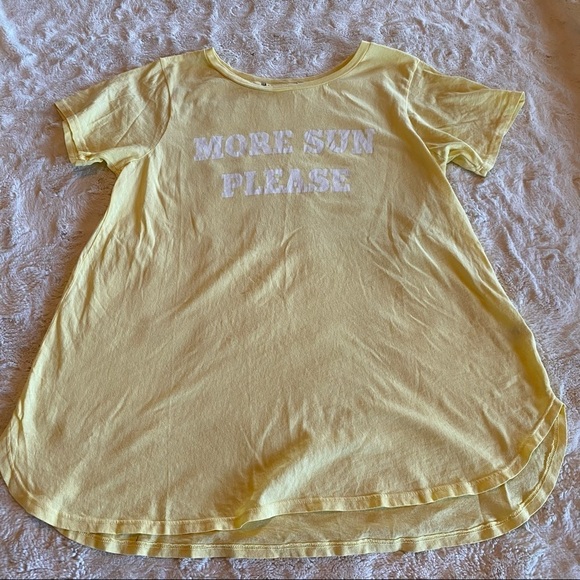 Wildfox Medium Yellow More Sun Please Tee NEW - Picture 8 of 10